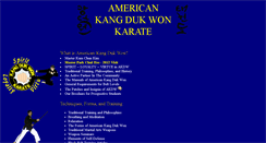 Desktop Screenshot of americankangdukwon.org